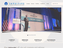 Tablet Screenshot of intuitivevisual.com